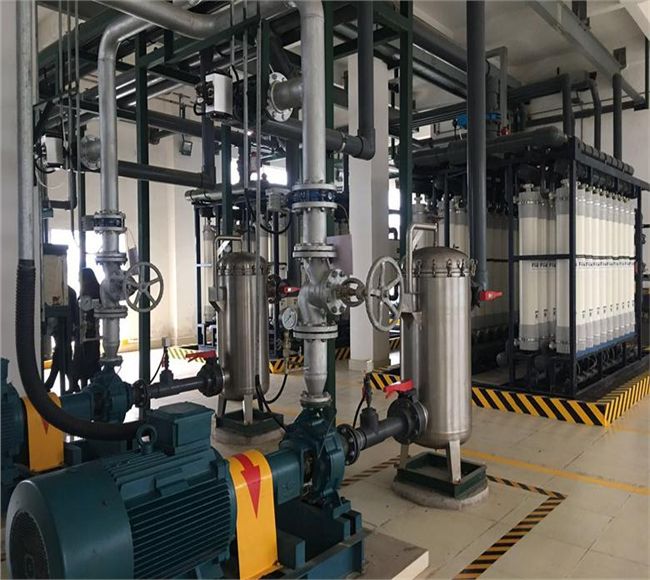 多介質(zhì)+超濾+一級(jí)反滲透+二級(jí)反滲透